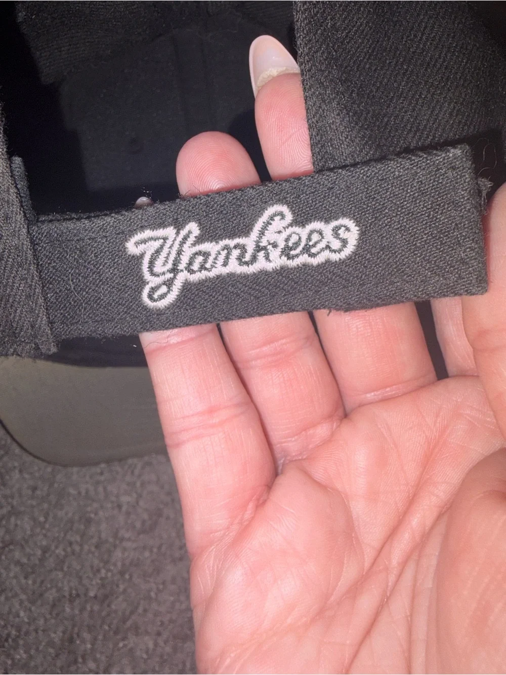 47 Brand New York Yankees Black Baseball Cap OSFA Adjustable